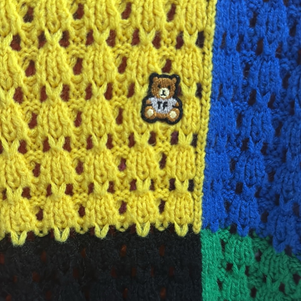 Colorful Patchwork Sweater - Picture 3 of 5